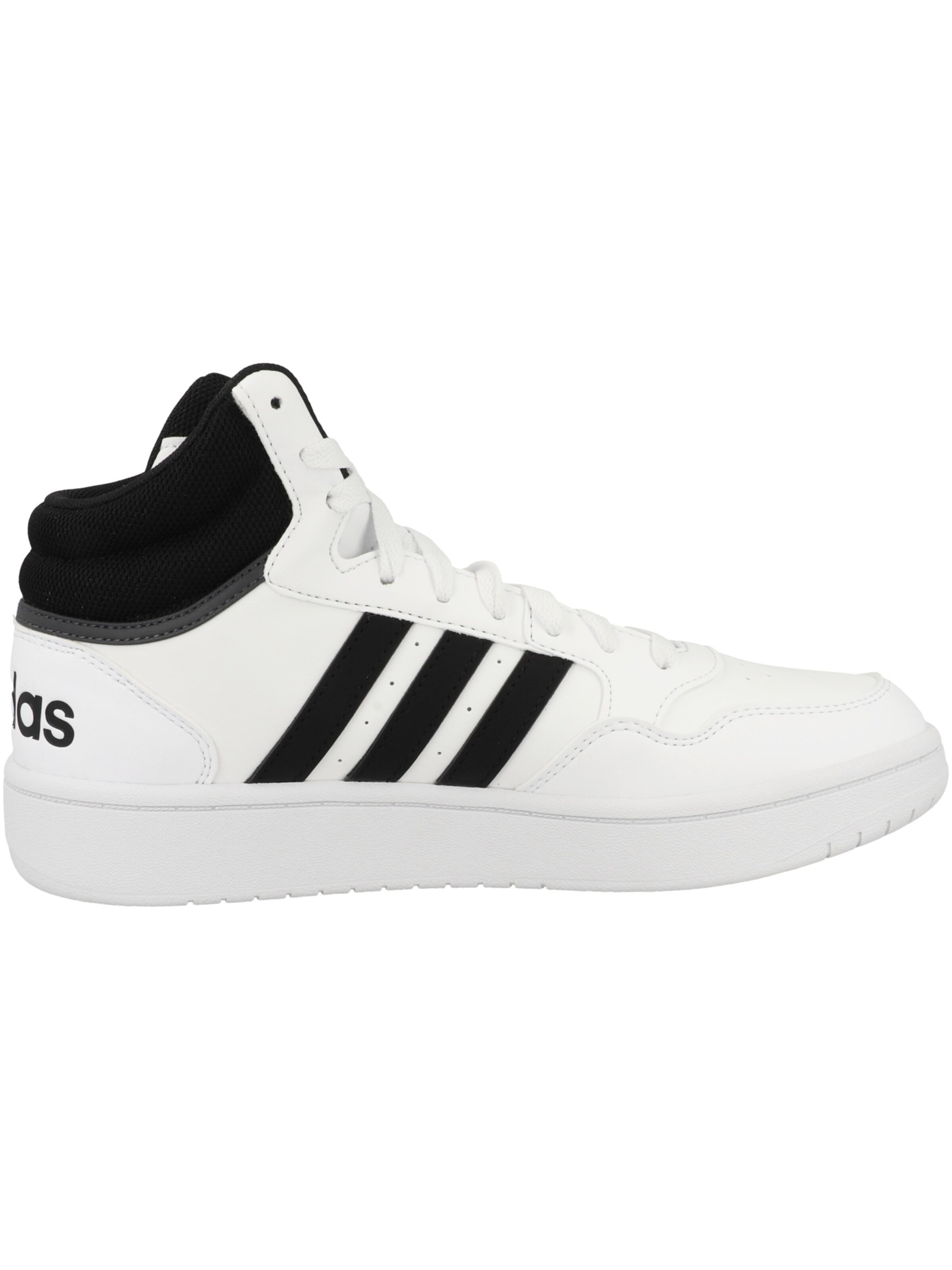 Baskets hautes 'Hoops 3' ADIDAS ORIGINALS en blanc