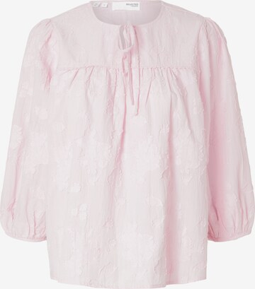 SELECTED FEMME Blouse 'CORINA' in Roze: voorkant