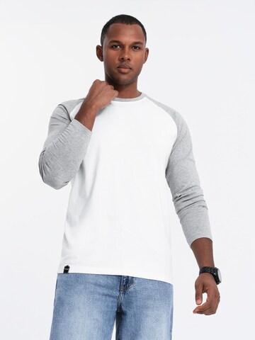 Ombre Shirt in Grau: Vorderseite