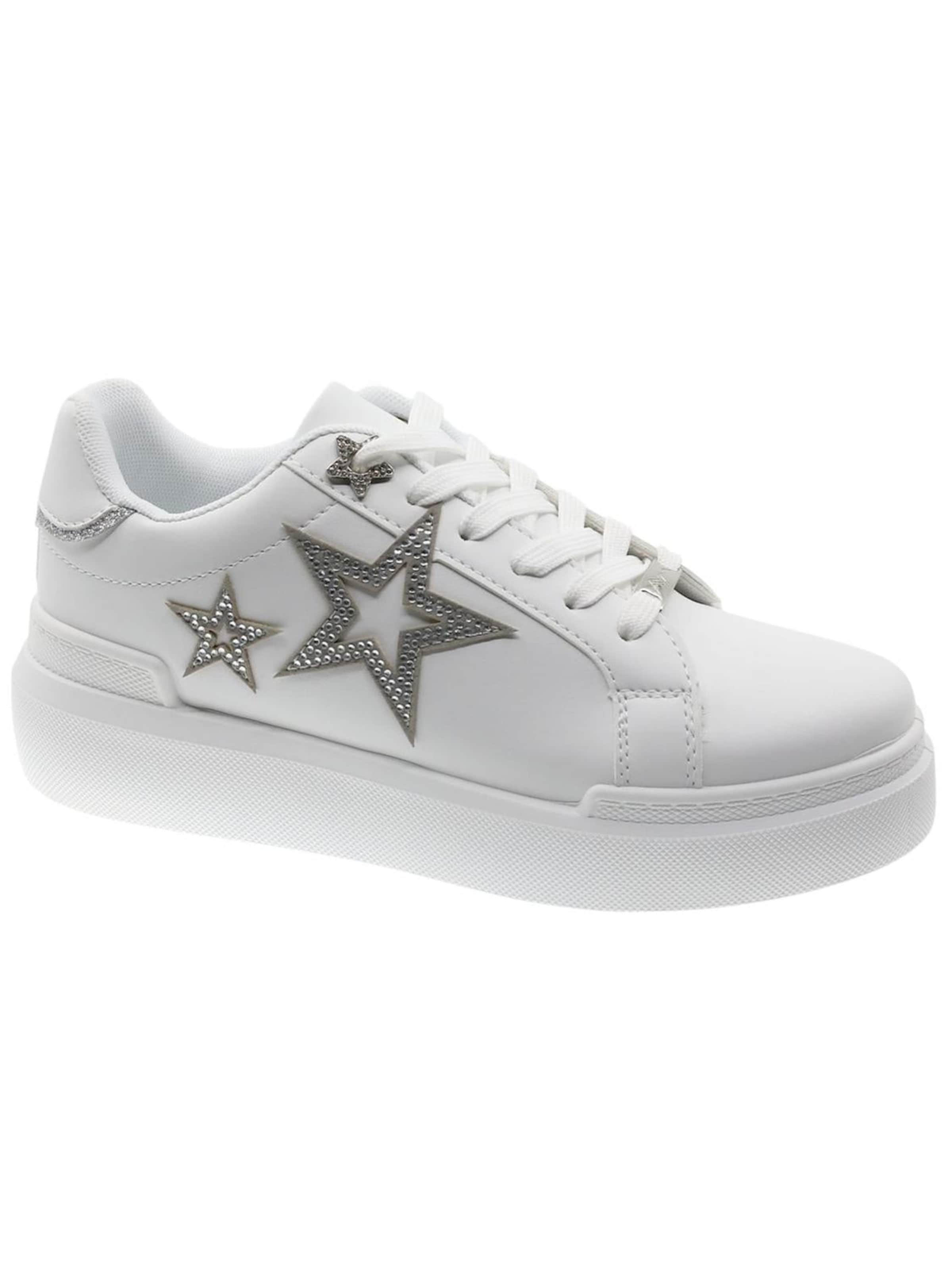 Beppi Sneakers laag in Wit: voorkant