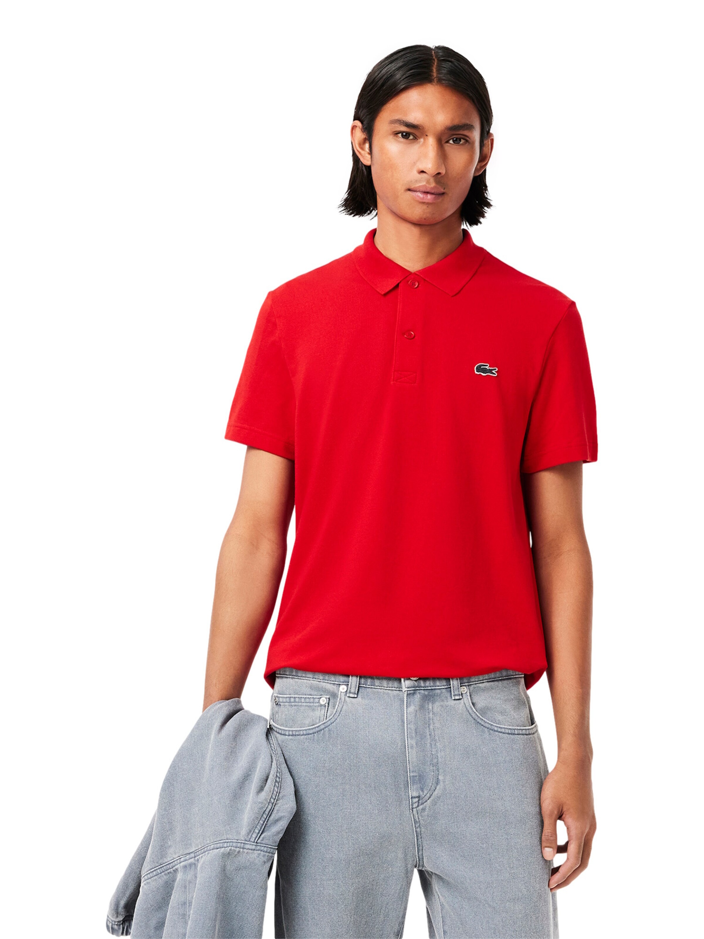 LACOSTE Poloshirt in Rot: Vorderseite