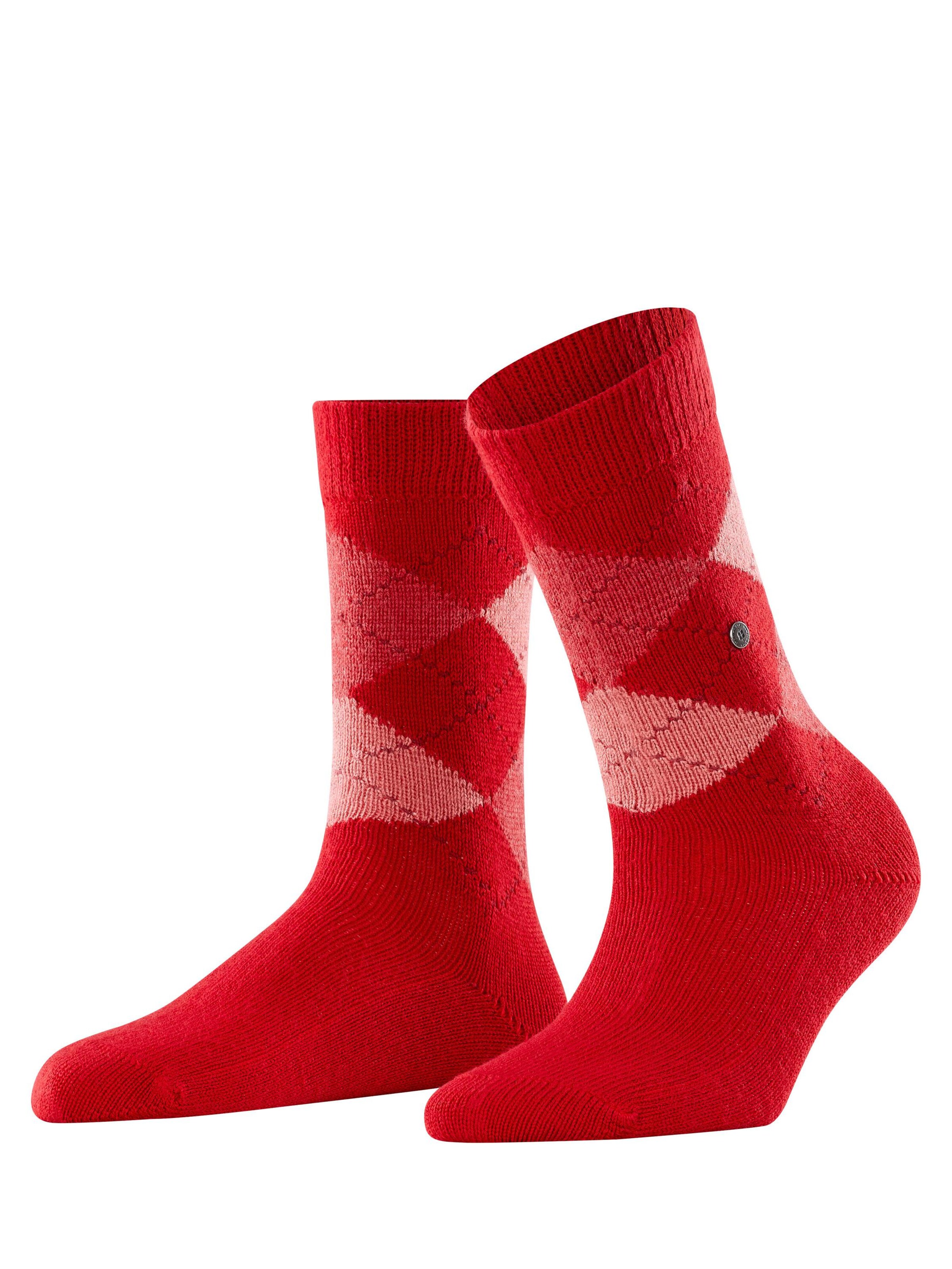 BURLINGTON Socken 'Whitby'‌‌ in Rot: Vorderseite