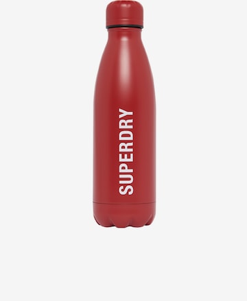 Superdry Drinking Bottle in Red: front