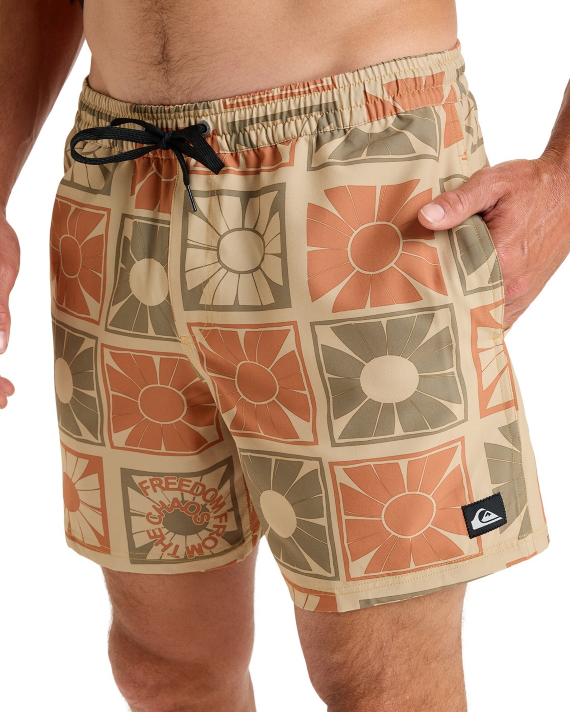 Shorts de bain QUIKSILVER en beige