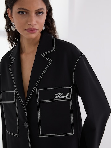 Karl Lagerfeld Демисезонная куртка в Черный