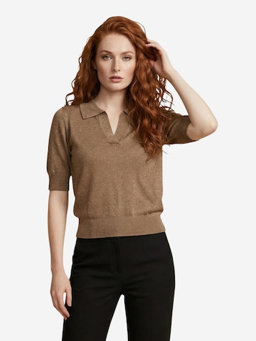 Pullover 'Onlane Ss Sequins V-Neck Cc Knt 15362964' di ONLY in beige: frontale