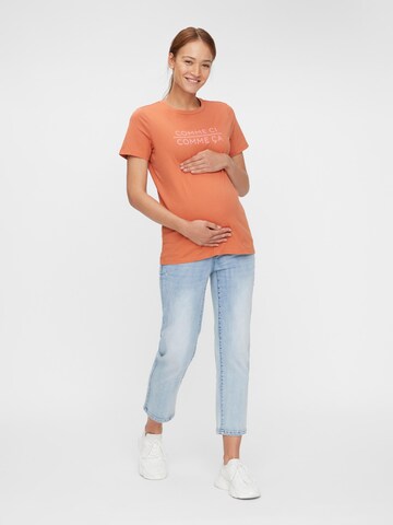 T-shirt 'Sanicca' Pieces Maternity en orange