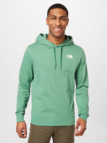 THE NORTH FACE Regular fit Sweatshirt 'SEASONAL DREW PEAK' in Groen: voorkant