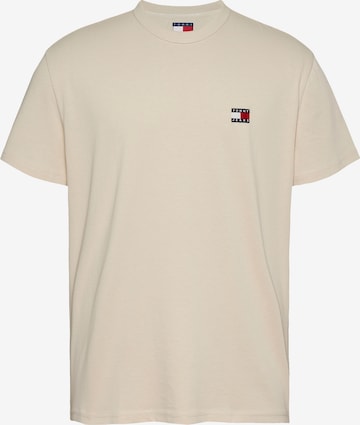 T-Shirt Tommy Jeans en beige : devant