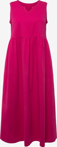 Robe Ulla Popken en rose : devant