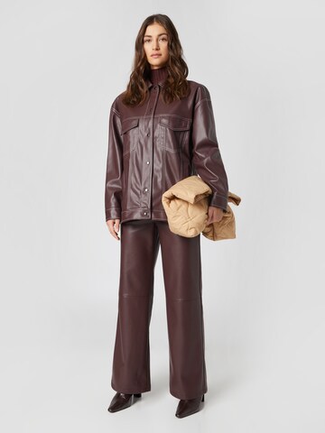 LENI KLUM x ABOUT YOU Between-Season Jacket 'Suki' in Brown