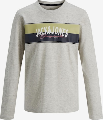 Jack & Jones Junior Тениска 'Mason' в сиво: отпред