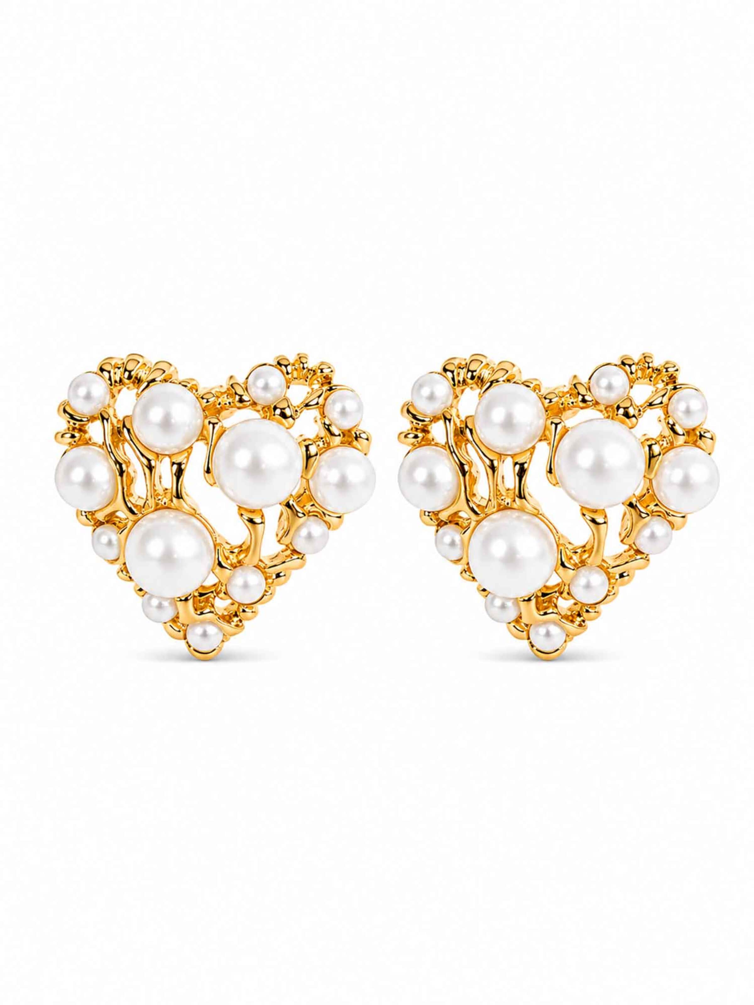 RteRme Náušnice 'Mae Earrings' – zlatá: přední strana