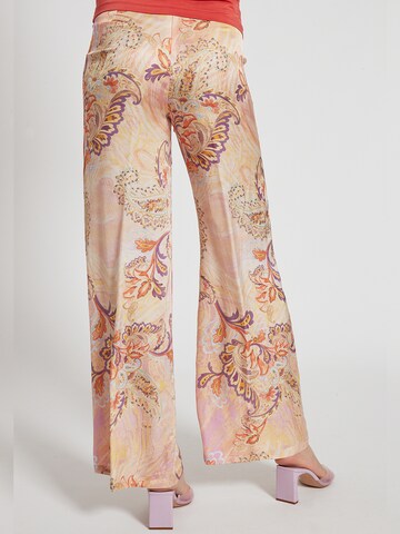 Ana Alcazar Wide leg Broek ' Fathea ' in Beige