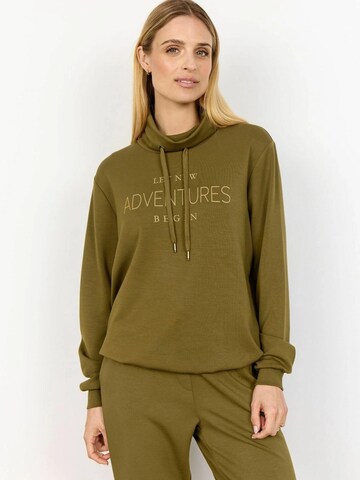 Sweat-shirt 'Banu 248' Soyaconcept en vert : devant