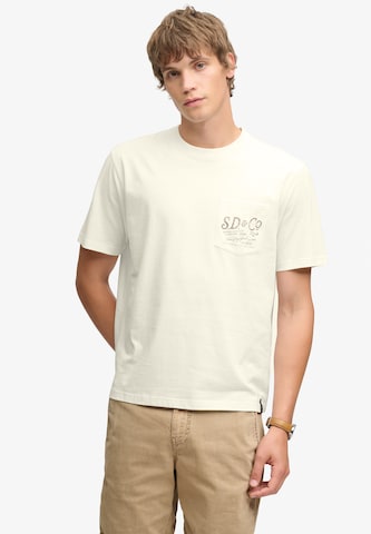 Superdry & Co Shirt in Beige: front