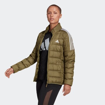 ADIDAS SPORTSWEAR - Chaqueta de montaña en verde: frente