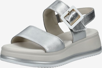 GABOR Sandal in Silver: front