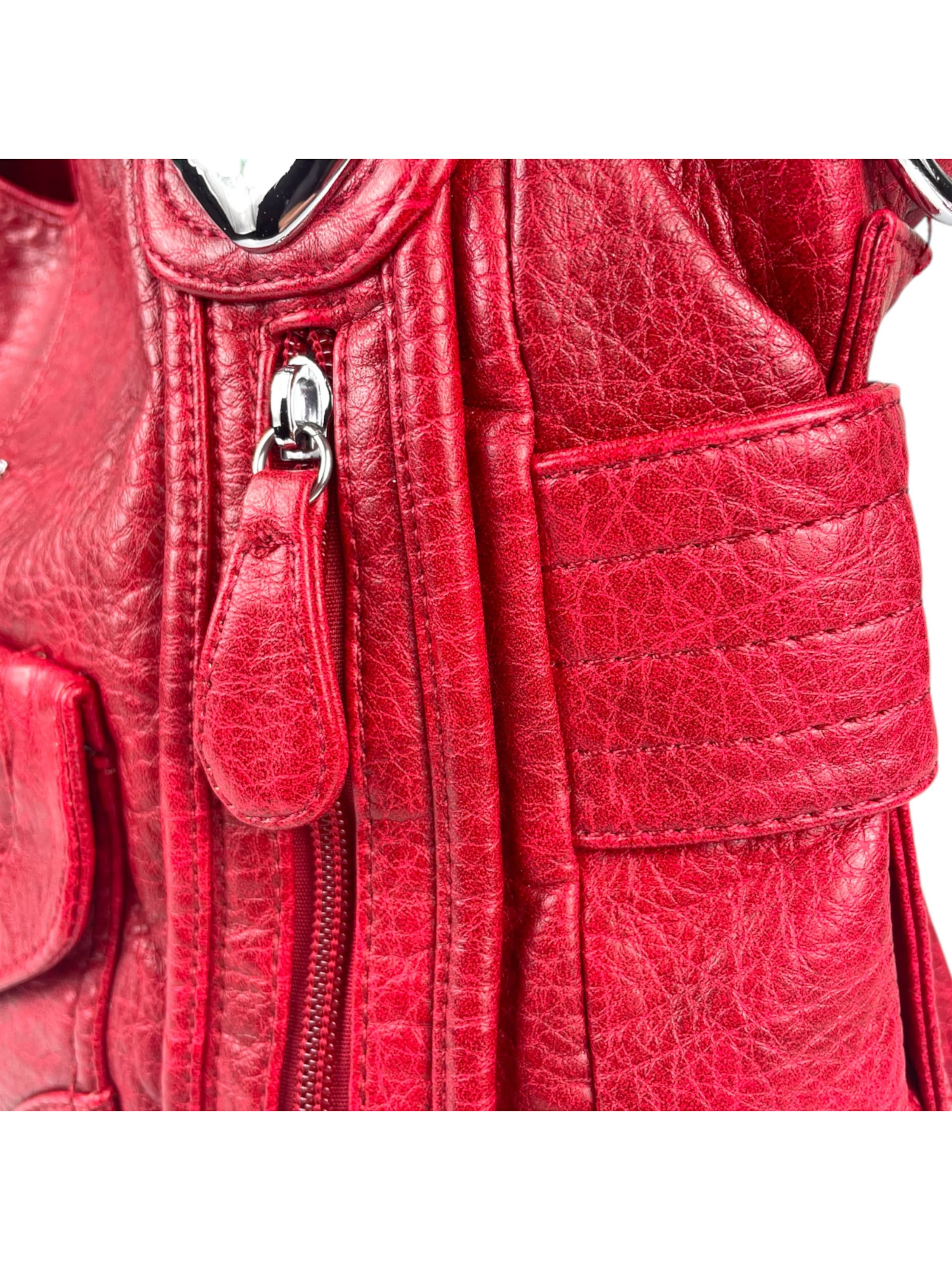 Borsa a spalla di Kumixi in rosso