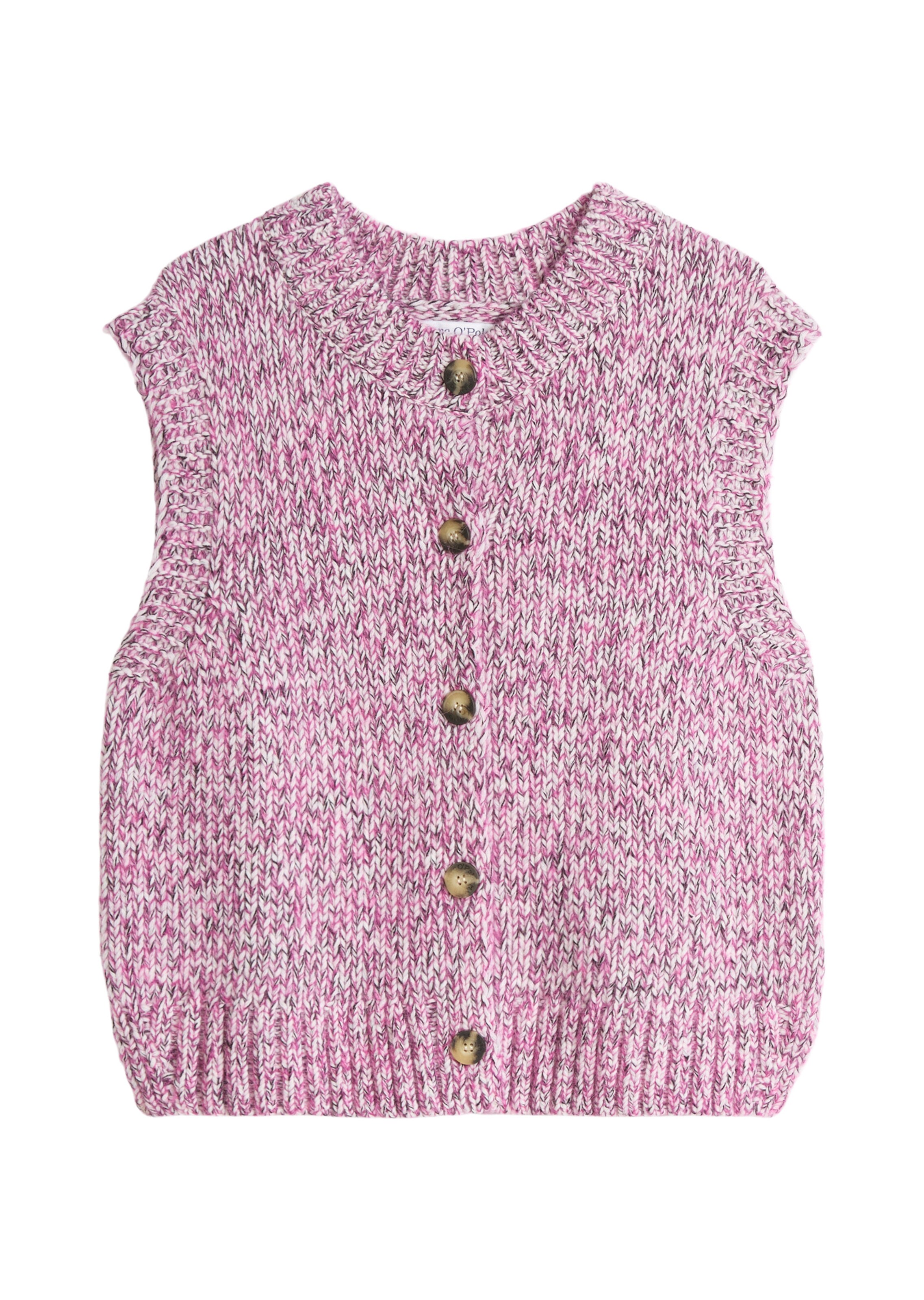Marc O'Polo DENIM Knitted vest in Pink: front