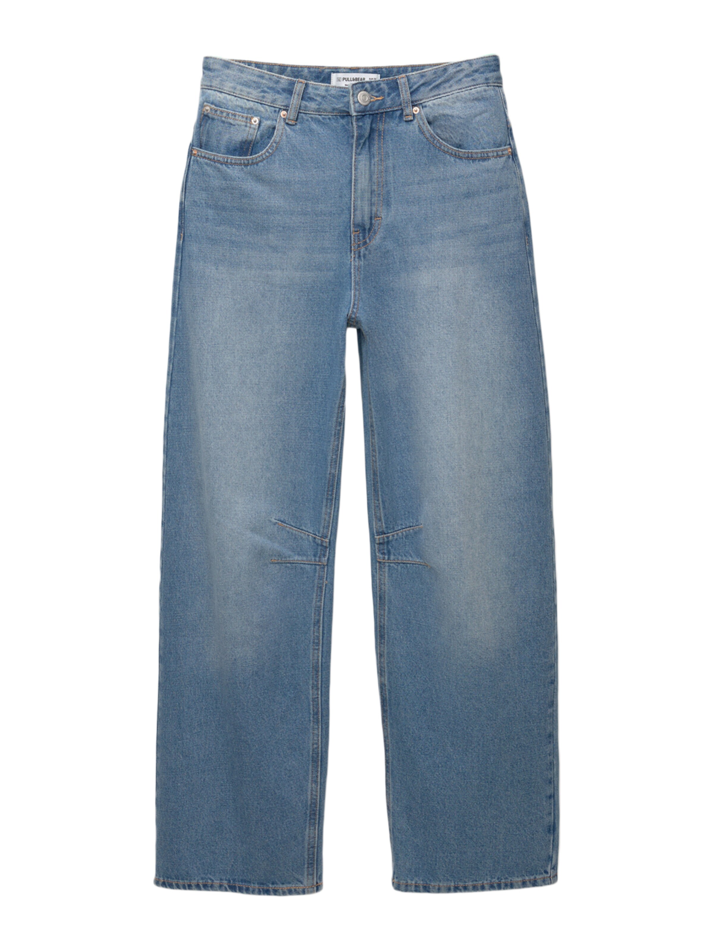 Pull&Bear Loose fit Jeans in Blue: front