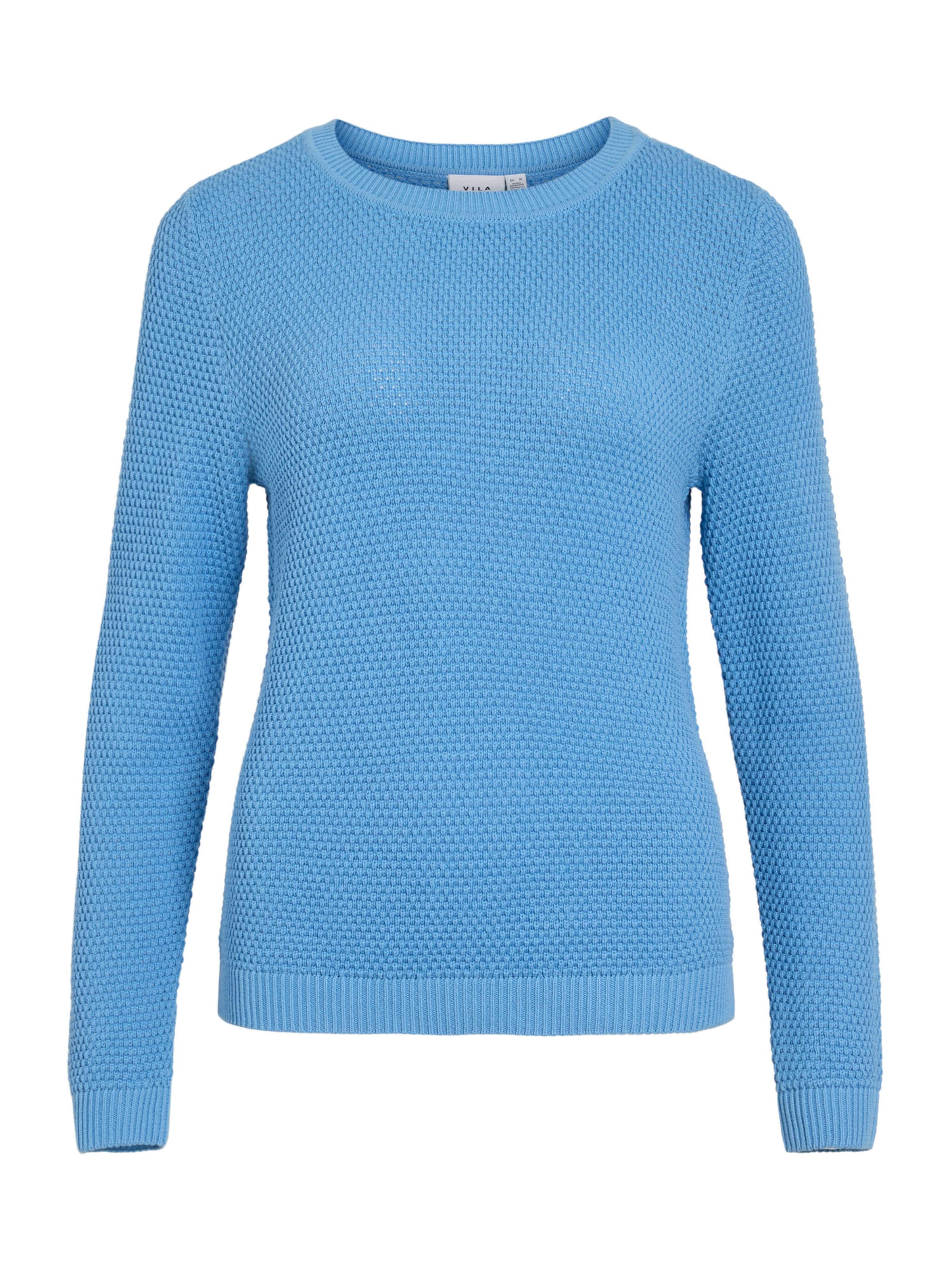 mėlyna VILA Megztinis 'VIDalo': priekis