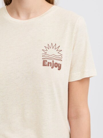 ICHI - Camisa ' IHOHANA ' em bege