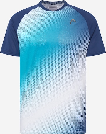 T-Shirt fonctionnel HEAD en bleu : devant