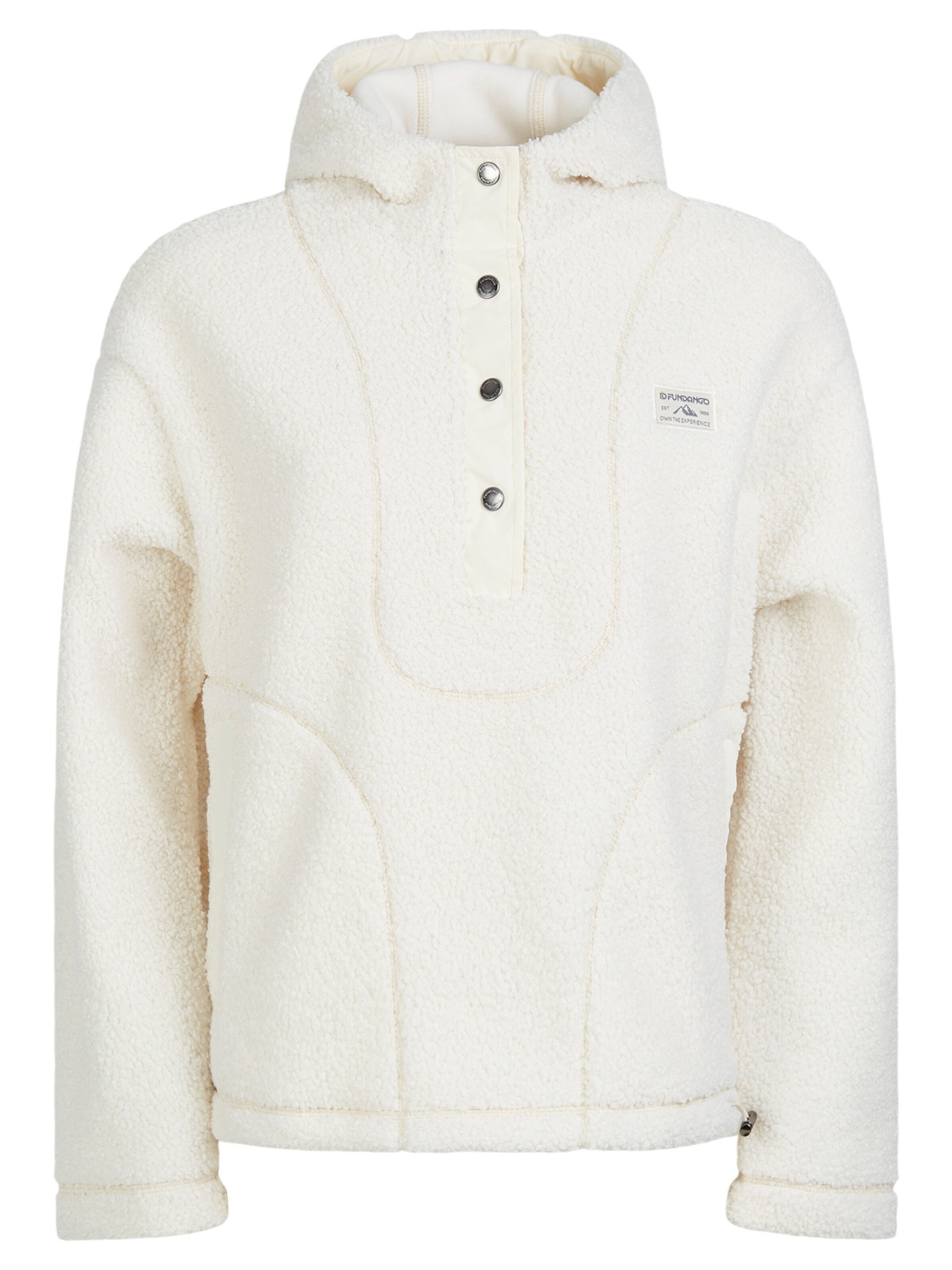 Fundango Fleece jacket in Yellow: front