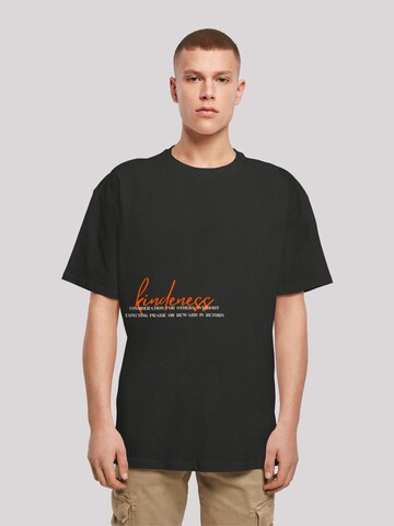 T-Shirt 'Kindness' F4NT4STIC en noir : devant