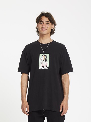 T-Shirt 'Underfaced' Volcom en noir : devant