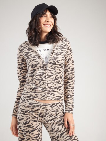 Juicy Couture Bluza rozpinana 'Robyn' w kolorze beżowy: przód