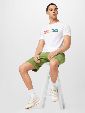 T-Shirt UNITED COLORS OF BENETTON en blanc