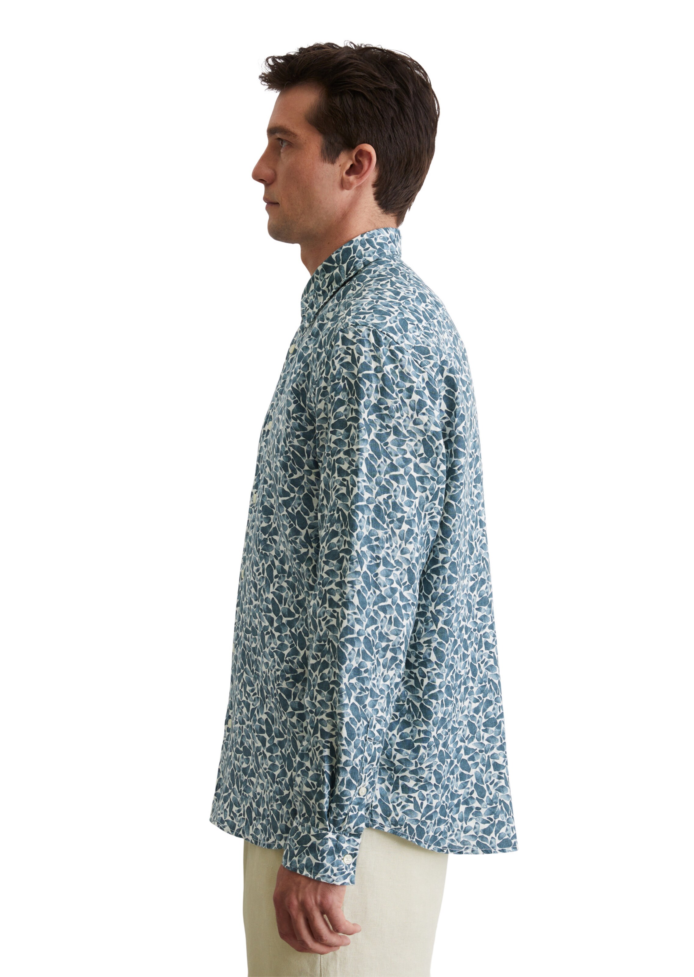 Coupe regular Chemise Marc O'Polo en bleu