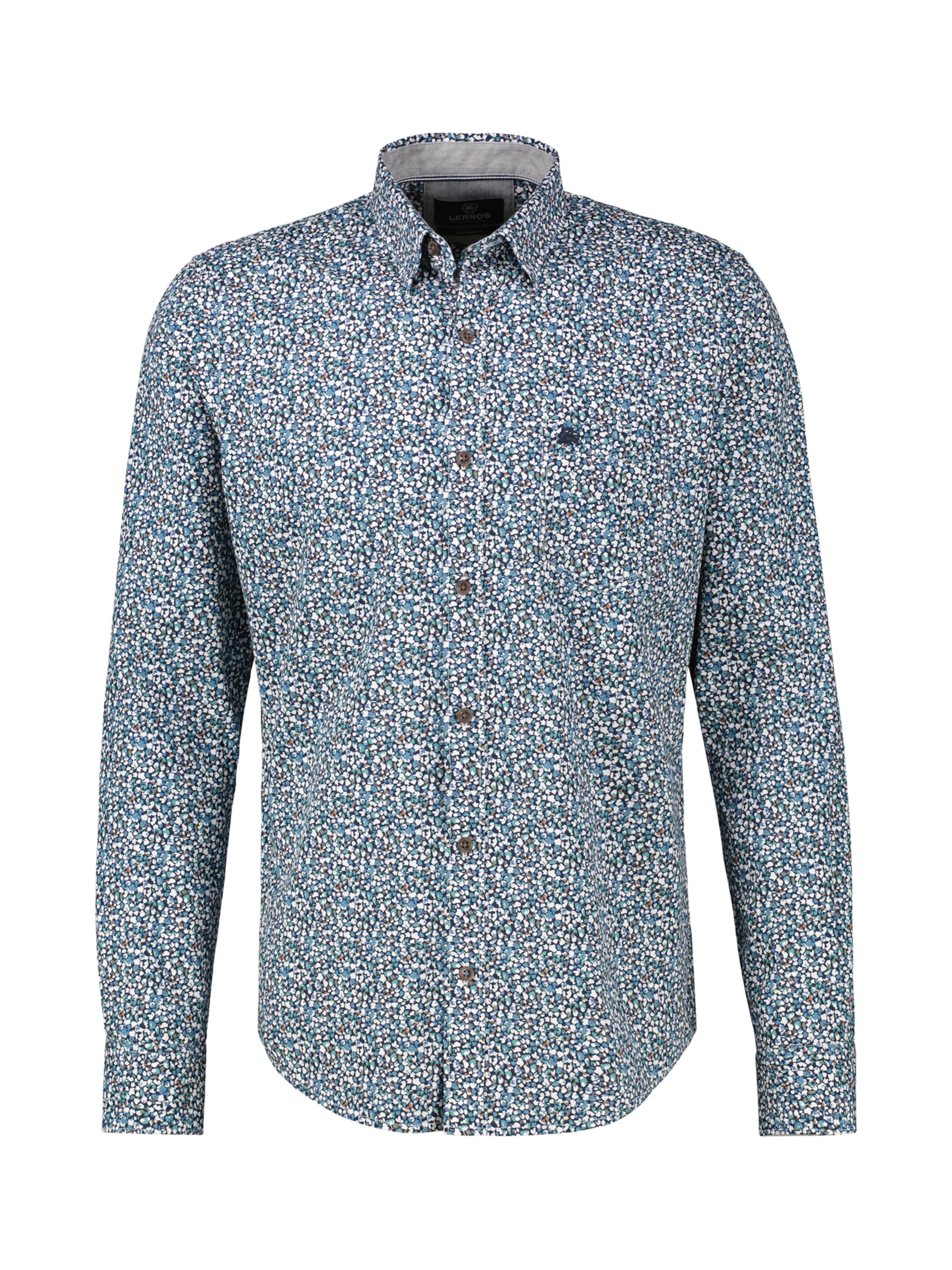 LERROS Regular fit Overhemd in Blauw: voorkant