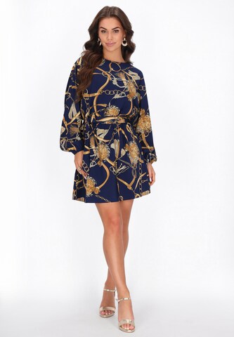 faina - Vestido de cocktail em azul