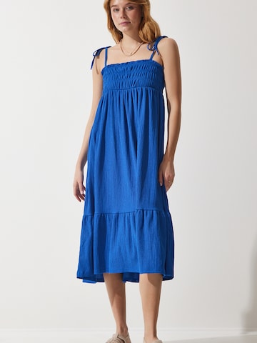 Happiness İstanbul - Vestido de verão em azul: frente