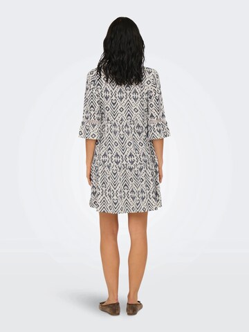 JDY Oversized jurk 'JDYDORA Korte jurk' in Blauw