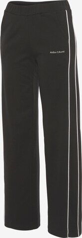 LASCANA Loose fit Pants in Black