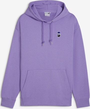 PUMA Sweatshirt 'Downtown 180' in Lila: Vorderseite