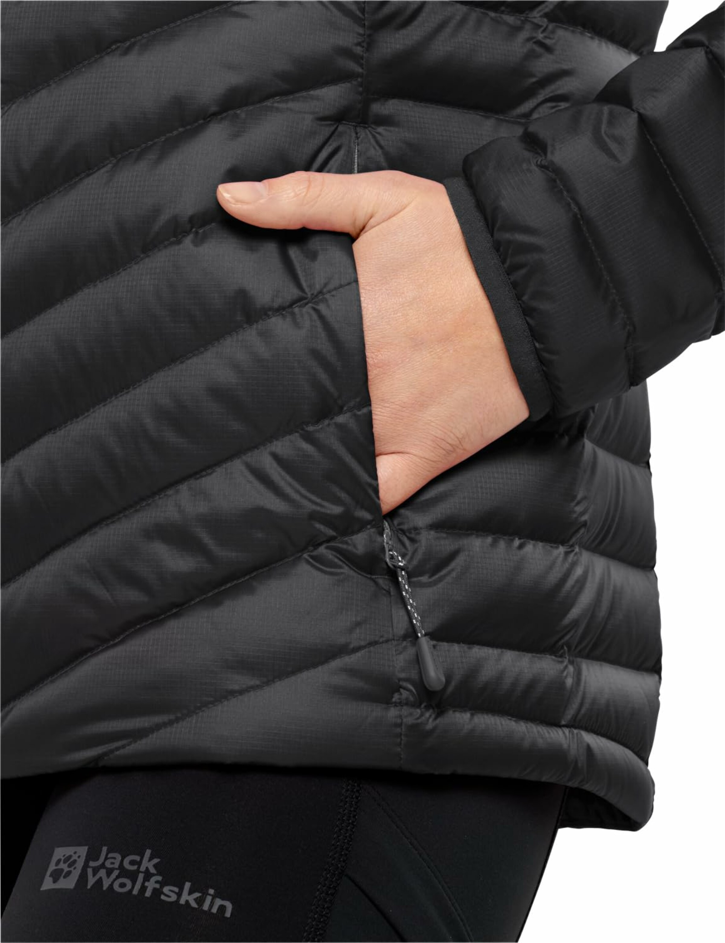 JACK WOLFSKIN Winterjas in Zwart