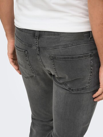 Only & Sons Skinny Jeans 'ONSLoom' in Schwarz