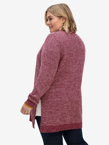 SHEEGO Knit Cardigan in Pink