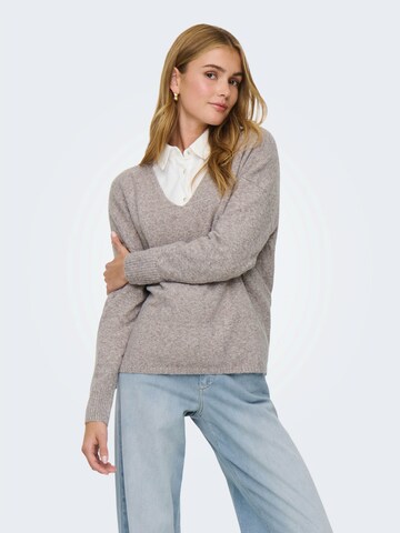 ONLY Pullover 'ONLRICA' in Braun