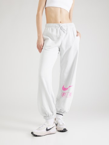 Nike SportswearTapered Hlače 'AIR' - siva boja: prednji dio