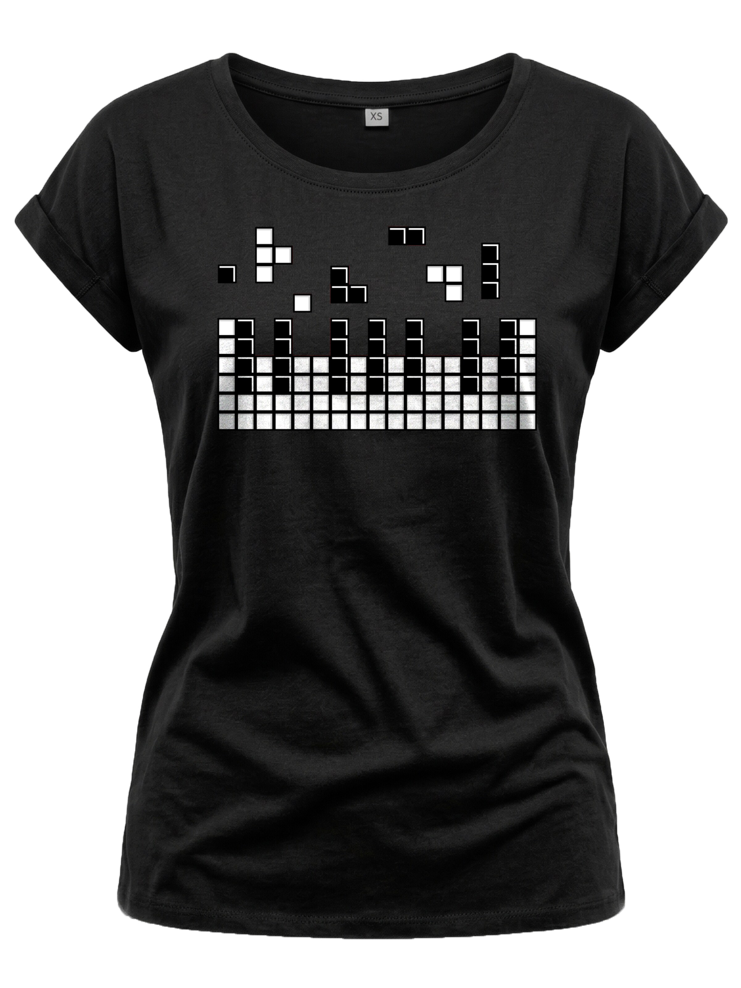 MAKAYA Shirt 'Piano' in Black: front