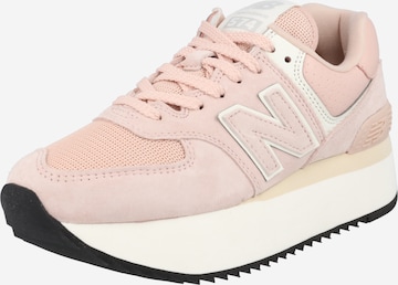 new balance Zapatillas deportivas bajas 574 en Rosa Rosa Pastel ABOUT YOU