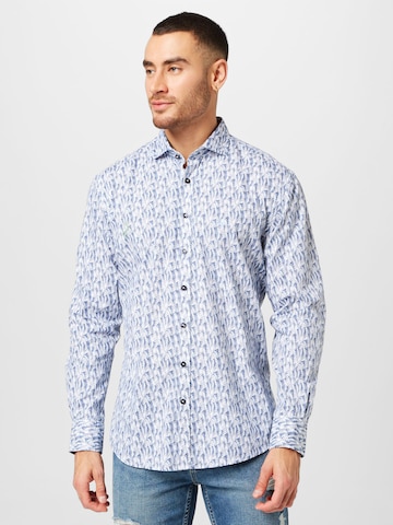 FYNCH-HATTON - Ajuste regular Camisa en azul: frente