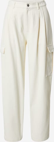 Pantaloni con pieghe 'Irene' di LeGer by Lena Gercke in bianco: frontale