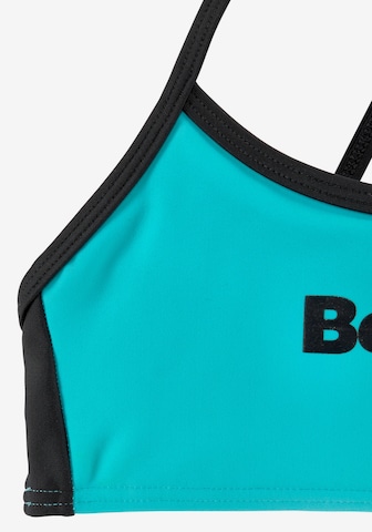 BENCH Bustier Bikini in Blauw